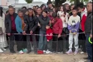 打篮球的人都投不出来！小姐姐一个圈套三只鹅 老板哭晕在厕所